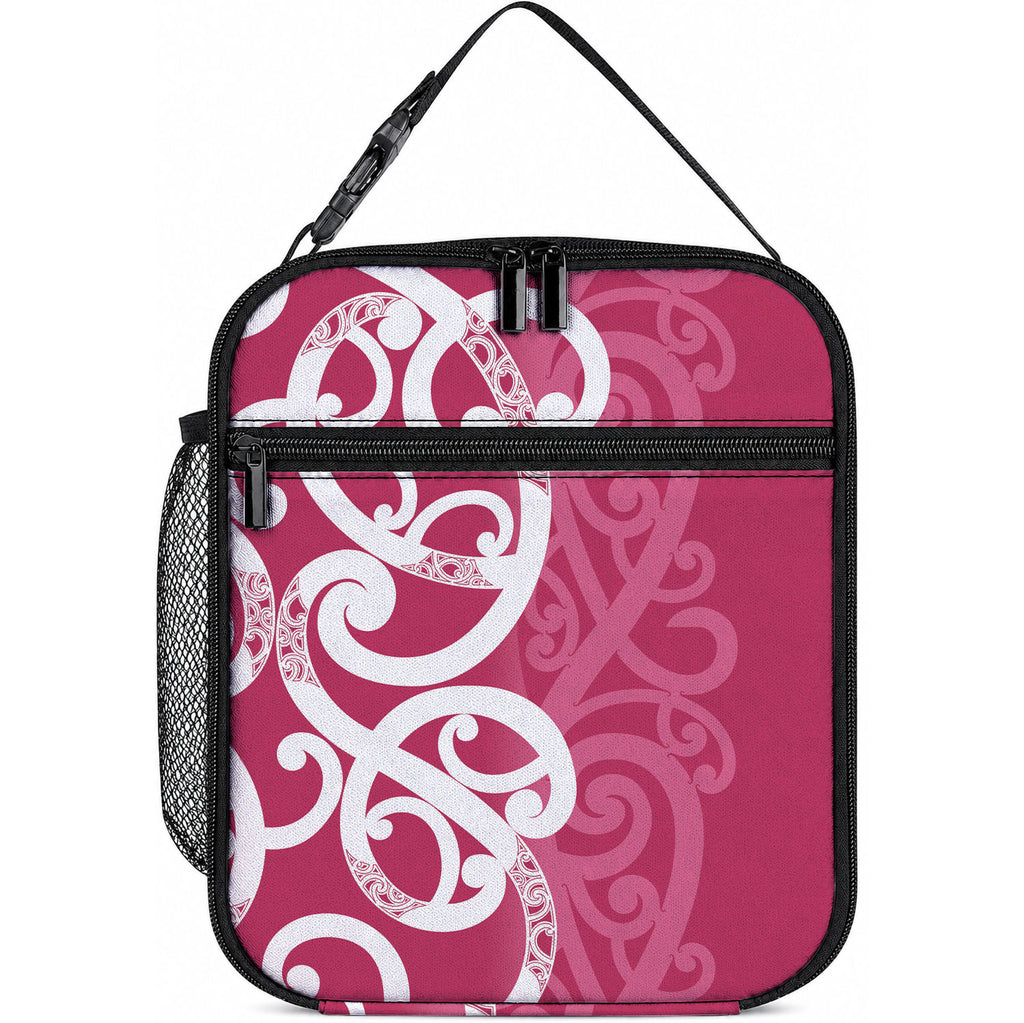 Breast Cancer Awareness Maori Lunch Bag Koru Kowhaiwhai