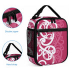 Breast Cancer Awareness Maori Lunch Bag Koru Kowhaiwhai