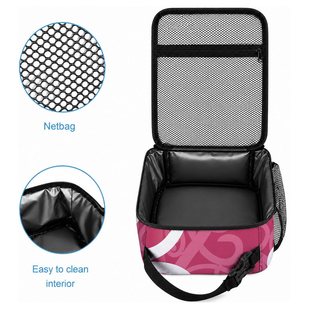Breast Cancer Awareness Maori Lunch Bag Koru Kowhaiwhai