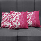 Breast Cancer Awareness Maori Pillow Cover Koru Kowhaiwhai - Aussie Hoodie