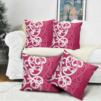 Breast Cancer Awareness Maori Pillow Cover Koru Kowhaiwhai - Aussie Hoodie