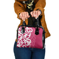Breast Cancer Awareness Maori Shoulder Handbag Koru Kowhaiwhai - Aussie Hoodie