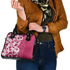 Breast Cancer Awareness Maori Shoulder Handbag Koru Kowhaiwhai - Aussie Hoodie