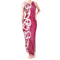Breast Cancer Awareness Maori Tank Maxi Dress Koru Kowhaiwhai - Aussie Hoodie