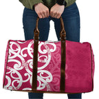 Breast Cancer Awareness Maori Travel Bag Koru Kowhaiwhai - Aussie Hoodie