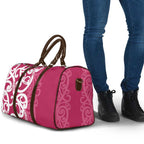 Breast Cancer Awareness Maori Travel Bag Koru Kowhaiwhai - Aussie Hoodie