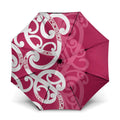 Breast Cancer Awareness Maori Umbrella Koru Kowhaiwhai - Aussie Hoodie