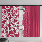 Breast Cancer Awareness Maori Window Curtain Koru Kowhaiwhai - Aussie Hoodie