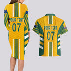 custom-australia-soccer-couples-matching-long-sleeve-bodycon-dress-and-hawaiian-shirt-go-matildas-dynamic-national-colors