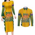 custom-australia-soccer-couples-matching-long-sleeve-bodycon-dress-and-long-sleeve-button-shirt-go-matildas-dynamic-national-colors