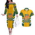 custom-australia-soccer-couples-matching-off-the-shoulder-long-sleeve-dress-and-hawaiian-shirt-go-matildas-dynamic-national-colors