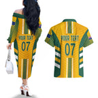 custom-australia-soccer-couples-matching-off-the-shoulder-long-sleeve-dress-and-hawaiian-shirt-go-matildas-dynamic-national-colors