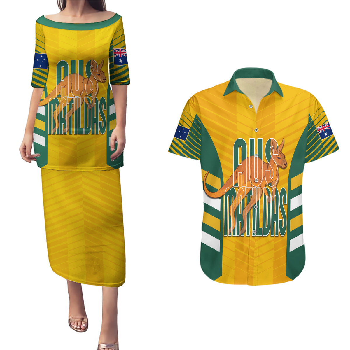custom-australia-soccer-couples-matching-puletasi-dress-and-hawaiian-shirt-go-matildas-dynamic-national-colors