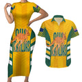 custom-australia-soccer-couples-matching-short-sleeve-bodycon-dress-and-hawaiian-shirt-go-matildas-dynamic-national-colors
