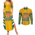 custom-australia-soccer-couples-matching-summer-maxi-dress-and-long-sleeve-button-shirt-go-matildas-dynamic-national-colors