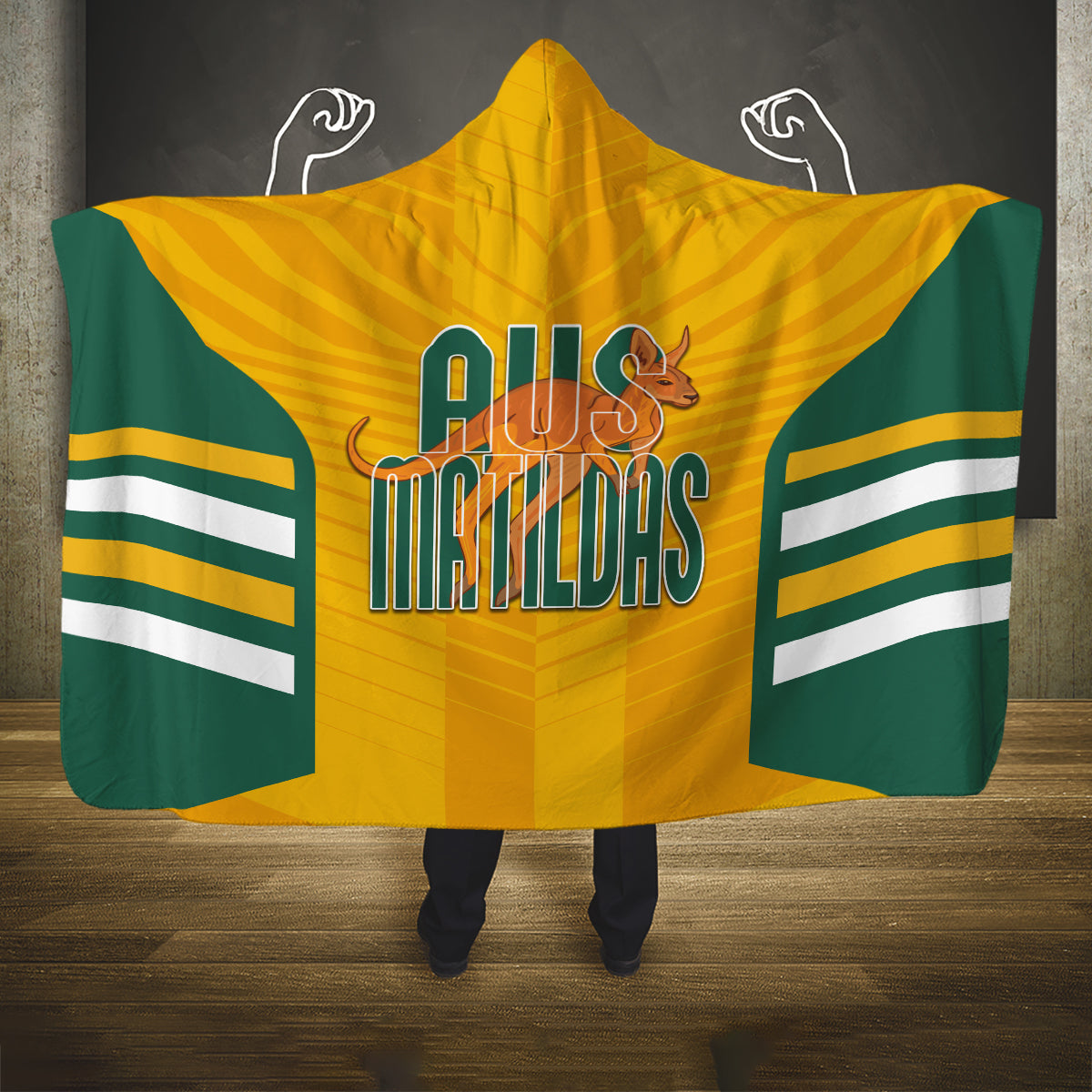 custom-australia-soccer-hooded-blanket-go-matildas-dynamic-national-colors