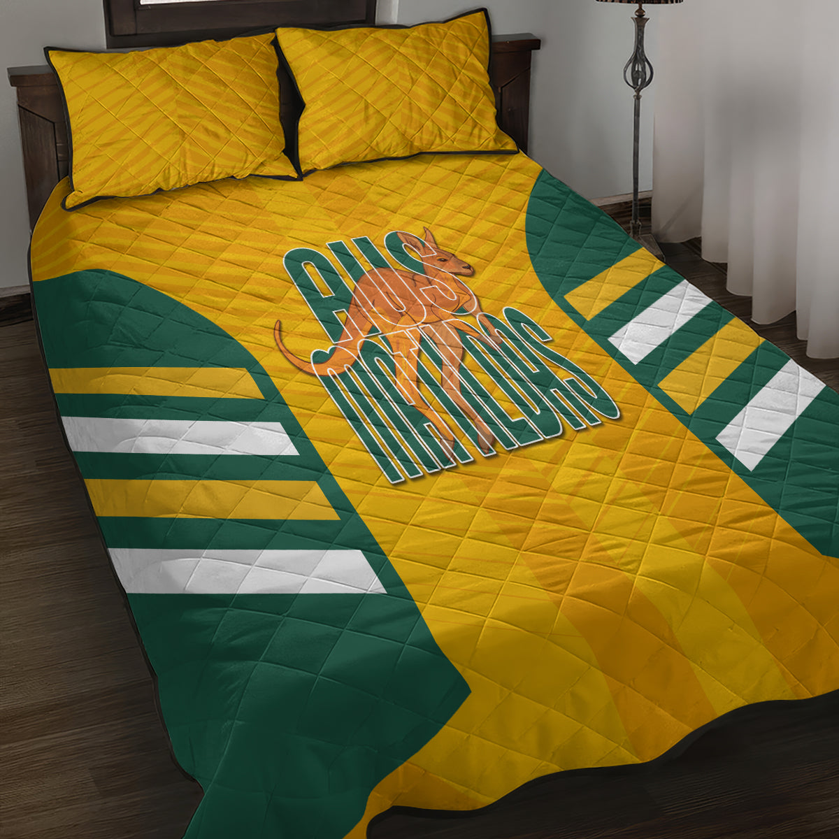 custom-australia-soccer-quilt-bed-set-go-matildas-dynamic-national-colors