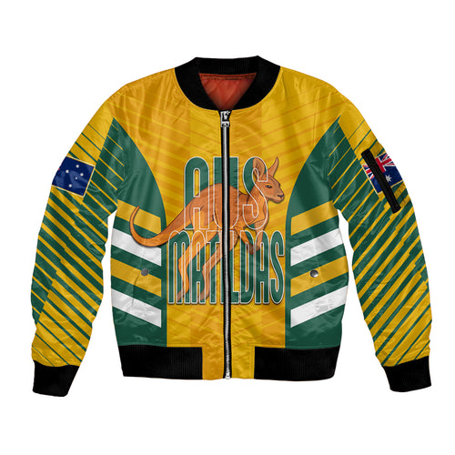 custom-australia-soccer-sleeve-zip-bomber-jacket-go-matildas-dynamic-national-colors