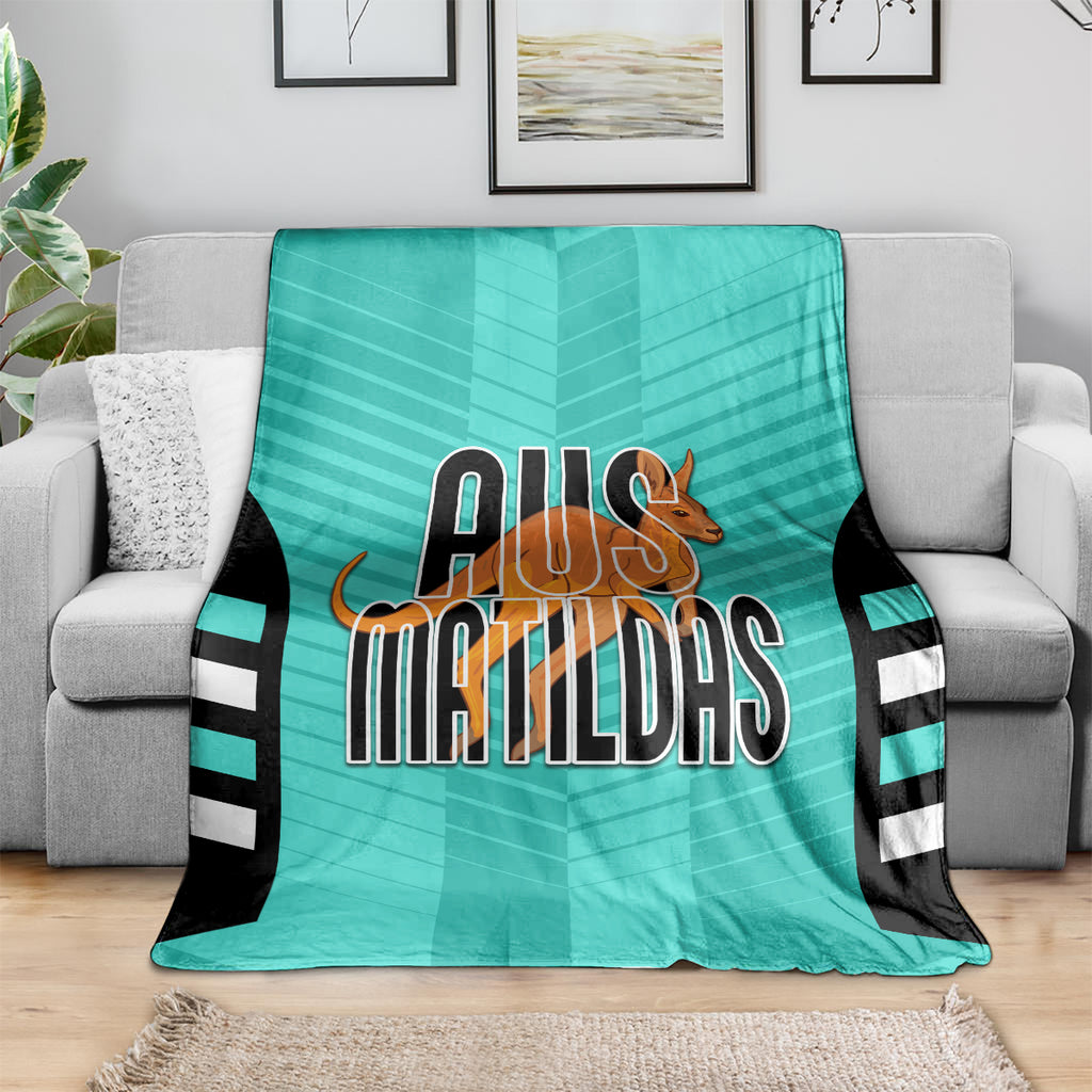 custom-australia-soccer-blanket-go-matildas-dynamic-turquoise