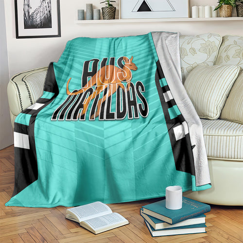 custom-australia-soccer-blanket-go-matildas-dynamic-turquoise