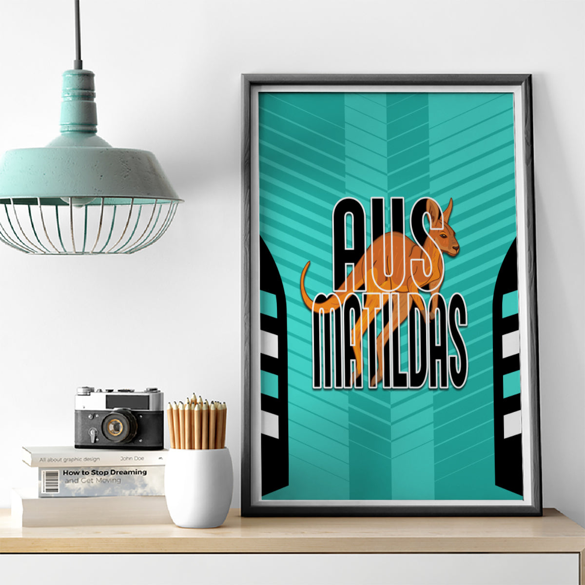 custom-australia-soccer-canvas-wall-art-go-matildas-dynamic-turquoise