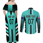 custom-australia-soccer-couples-matching-off-shoulder-maxi-dress-and-long-sleeve-button-shirt-go-matildas-dynamic-turquoise