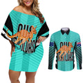 custom-australia-soccer-couples-matching-off-shoulder-short-dress-and-long-sleeve-button-shirt-go-matildas-dynamic-turquoise