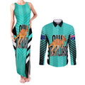 custom-australia-soccer-couples-matching-tank-maxi-dress-and-long-sleeve-button-shirt-go-matildas-dynamic-turquoise