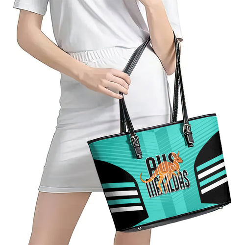custom-australia-soccer-leather-tote-bag-go-matildas-dynamic-turquoise