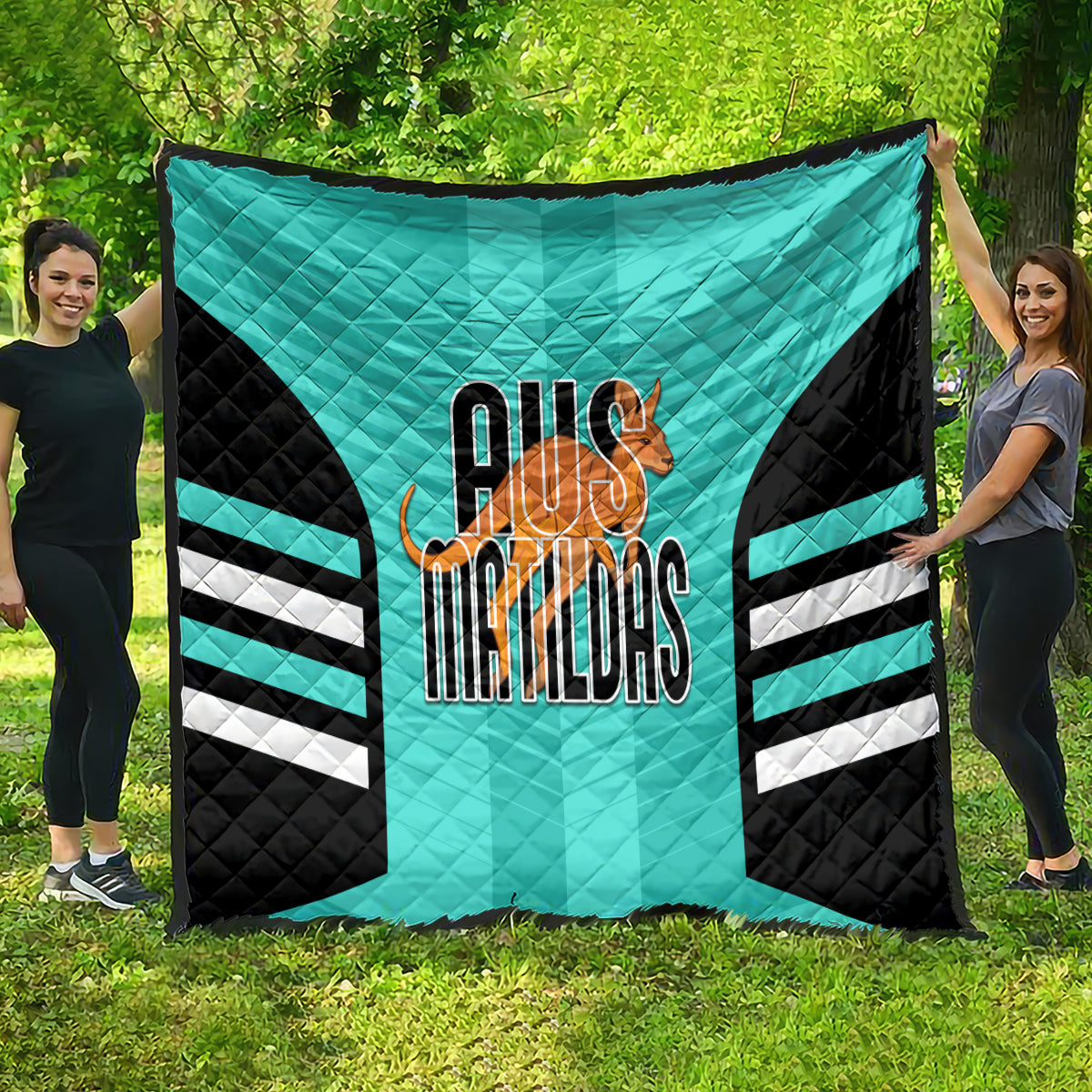 custom-australia-soccer-quilt-go-matildas-dynamic-turquoise