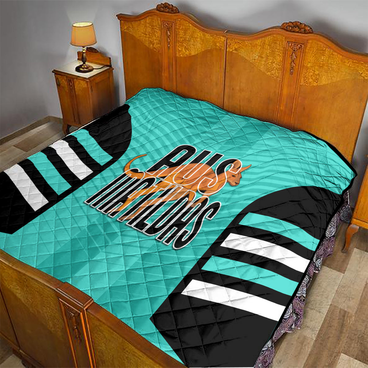 custom-australia-soccer-quilt-go-matildas-dynamic-turquoise