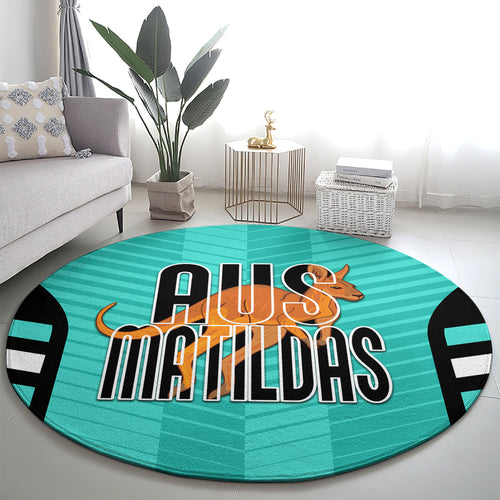 custom-australia-soccer-round-carpet-go-matildas-dynamic-turquoise