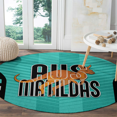 custom-australia-soccer-round-carpet-go-matildas-dynamic-turquoise