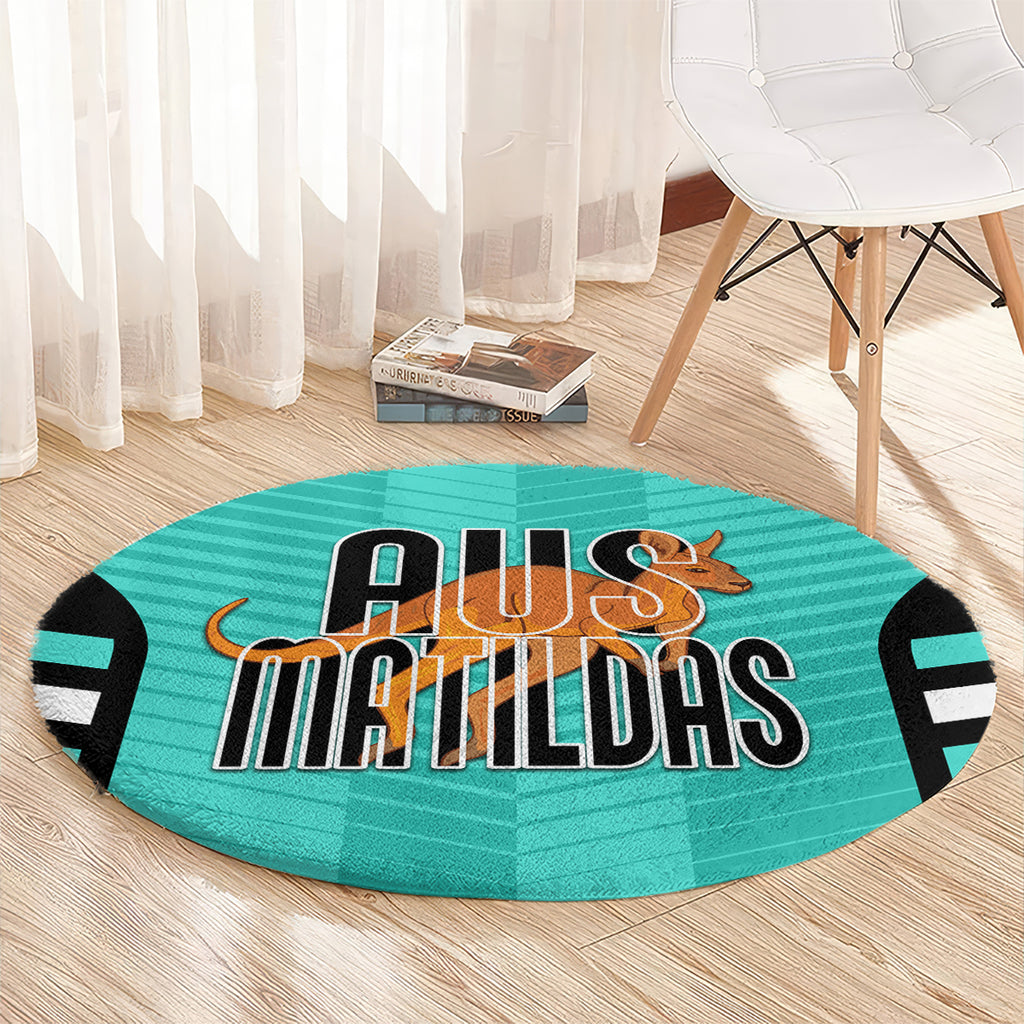 custom-australia-soccer-round-carpet-go-matildas-dynamic-turquoise