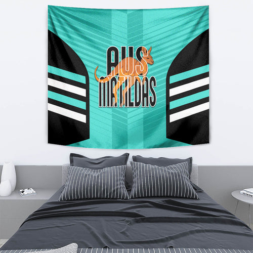 custom-australia-soccer-tapestry-go-matildas-dynamic-turquoise