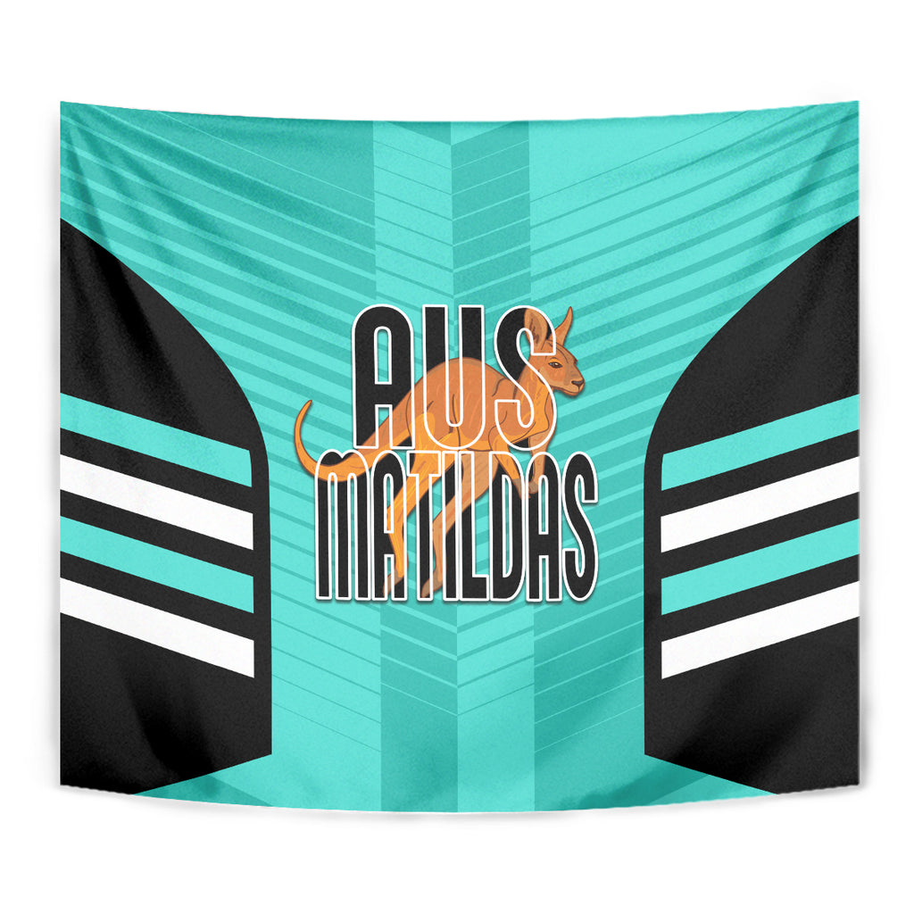 custom-australia-soccer-tapestry-go-matildas-dynamic-turquoise