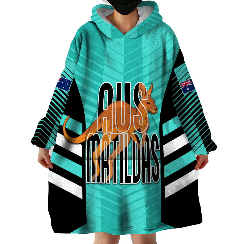 custom-australia-soccer-wearable-blanket-hoodie-go-matildas-dynamic-turquoise