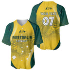 Australia Cricket Custom Indigenous Baseball Jersey Aboriginal Arts GO Aussie