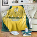Australia Cricket Custom Indigenous Blanket Aboriginal Arts GO Aussie LT7