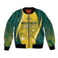 Australia Cricket Custom Indigenous Bomber Jacket Aboriginal Arts GO Aussie