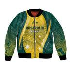 Australia Cricket Custom Indigenous Bomber Jacket Aboriginal Arts GO Aussie