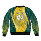 Australia Cricket Custom Indigenous Bomber Jacket Aboriginal Arts GO Aussie