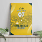 Australia Cricket Custom Indigenous Canvas Wall Art Aboriginal Arts GO Aussie LT7