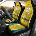 Australia Cricket Custom Indigenous Car Seat Cover Aboriginal Arts GO Aussie LT7