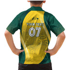 Australia Cricket Custom Indigenous Family Matching Mermaid Dress and Hawaiian Shirt Aboriginal Arts GO Aussie