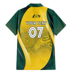 Australia Cricket Custom Indigenous Family Matching Mermaid Dress and Hawaiian Shirt Aboriginal Arts GO Aussie
