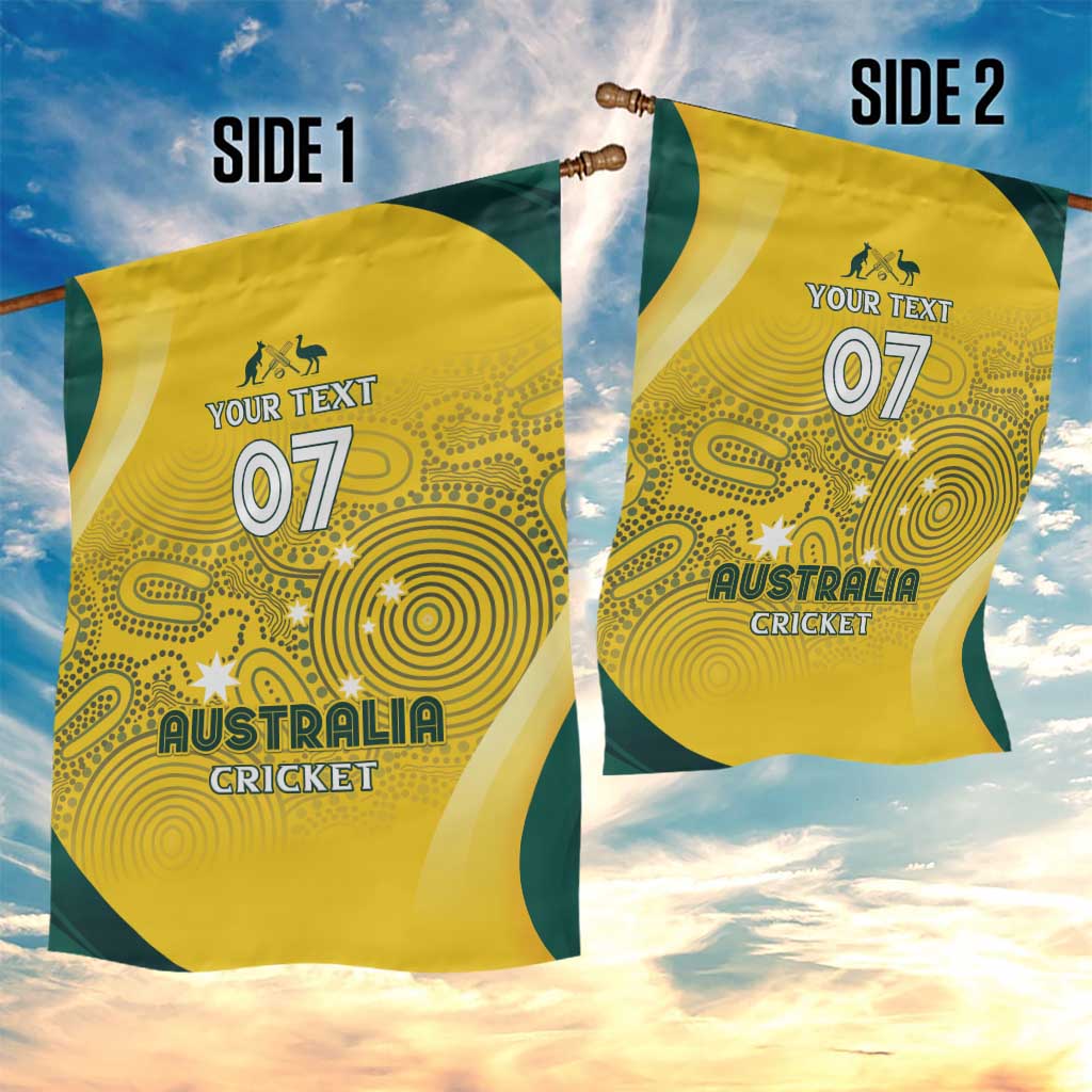 Australia Cricket Custom Indigenous Garden Flag Aboriginal Arts GO Aussie LT7