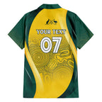 Australia Cricket Custom Indigenous Hawaiian Shirt Aboriginal Arts GO Aussie