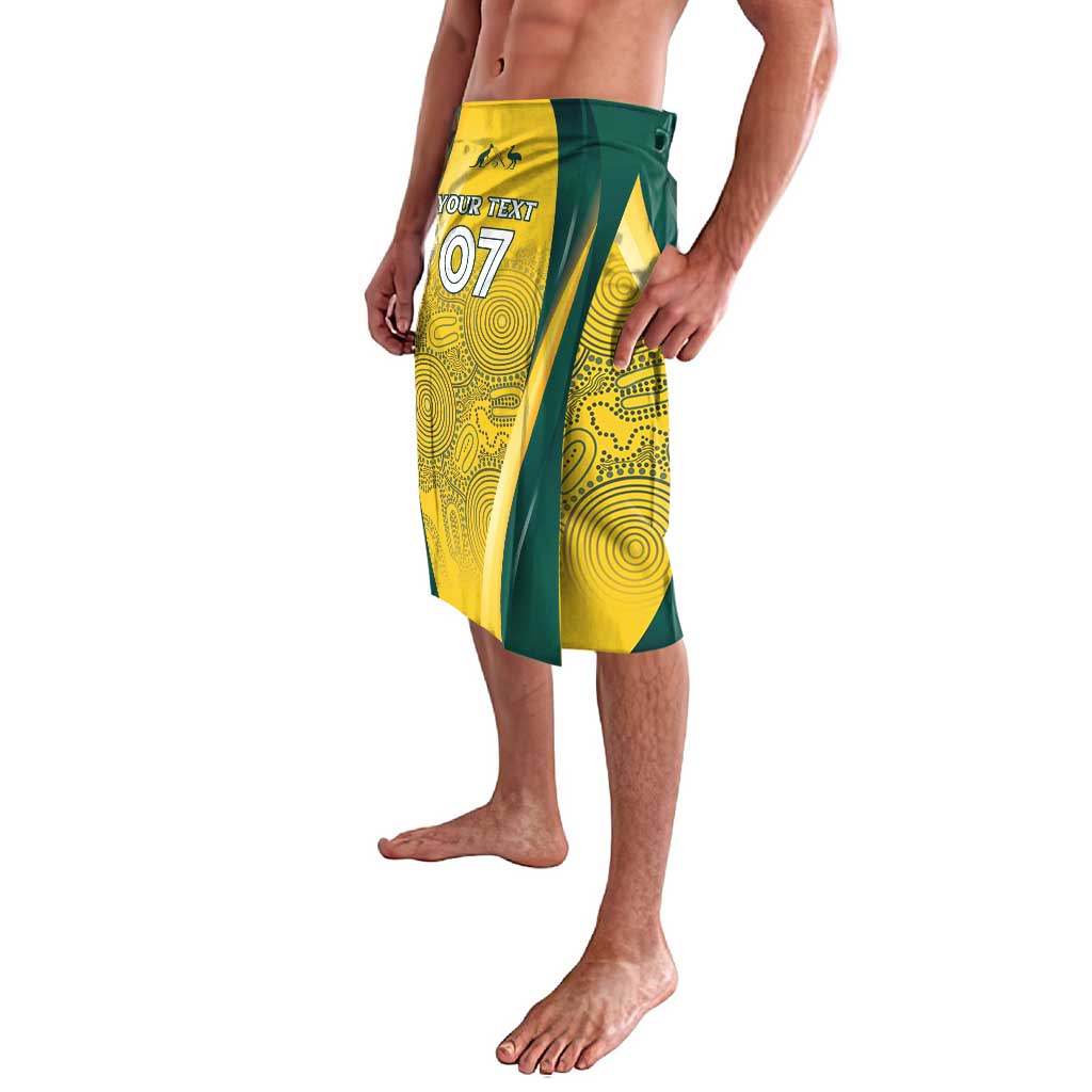 Australia Cricket Custom Indigenous Lavalava Aboriginal Arts GO Aussie