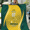 Australia Cricket Custom Indigenous Quilt Aboriginal Arts GO Aussie LT7
